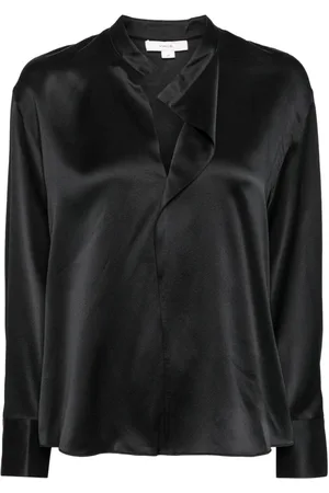 Vince Draperet bluse i silke