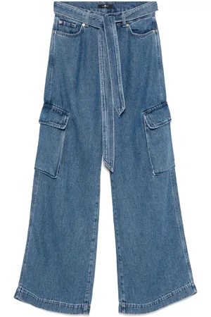 7 for all Mankind Cargo Palazzo Dream On jeans