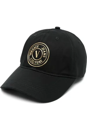 VERSACE Kasket med V-emblem