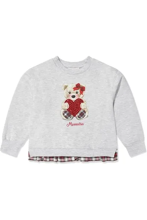 MONNALISA Sweater med bamsetryk