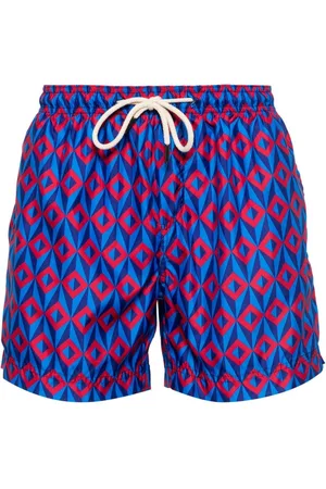 PENINSULA SWIMWEAR Ponente badeshorts med geometrisk tryk