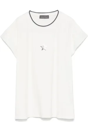 LORENA ANTONIAZZI T-shirt med glimmer-stjerne