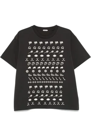 BODE T-shirt med gear-broderi