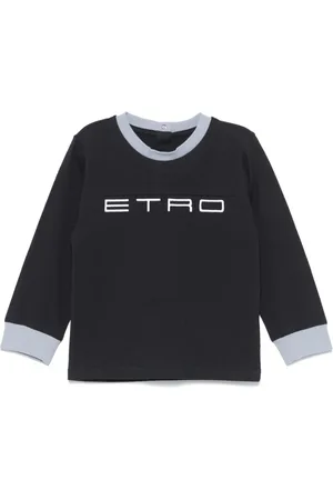 Etro T-shirt med logobroderi