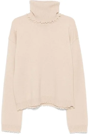 UMA WANG Sweater med slitageeffekt