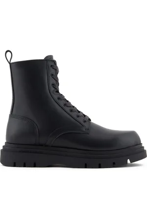 Armani Exchange Læderstøvler