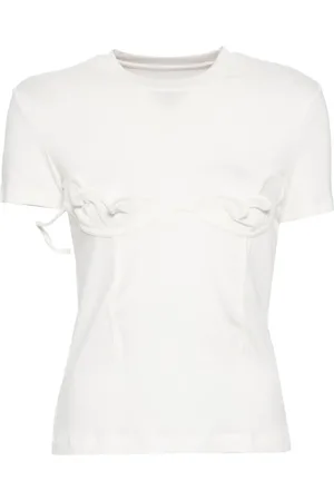 JNBY T-shirt med blomsterdetalje