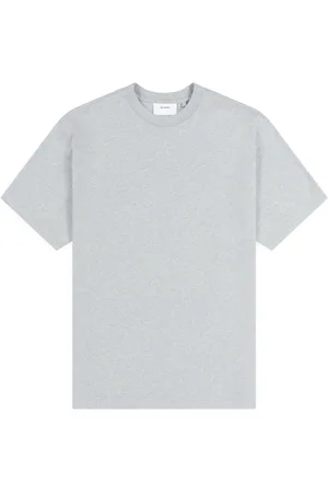 Axel Arigato T-shirt med rund hals og slitageeffekt