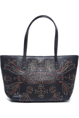 Fendi Tote med broderet motiv