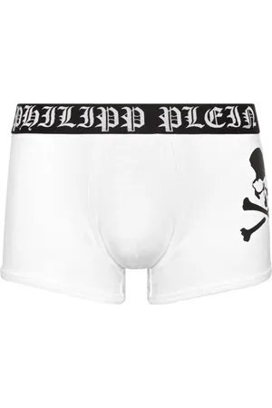 Philipp Plein Boksershorts med dødningehoved og knogler