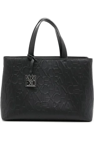 Armani Exchange Tote med præget logo