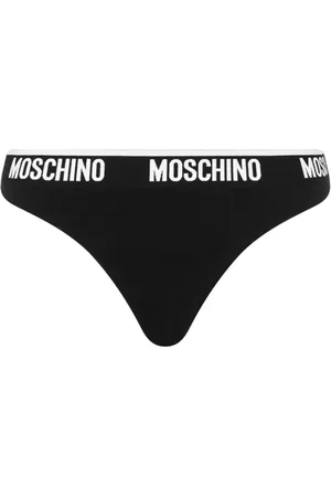 Moschino Tofarvet g-streng med logobånd