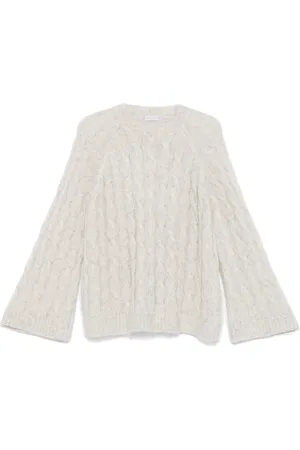 Brunello Cucinelli Kabelstrikket sweater