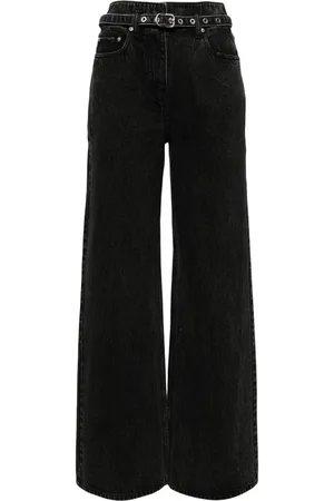 3.1 Phillip Lim Jeans med brede ben og bælte