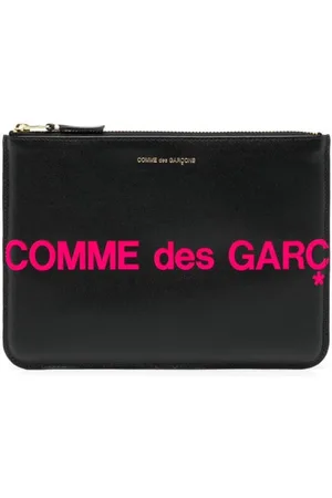 Comme des Garçons Læderpung med logotryk
