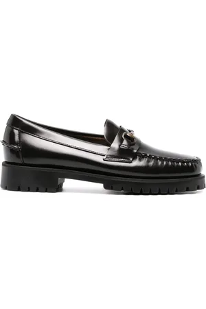 SEBAGO Joe loafers med læder og dekorativ plade