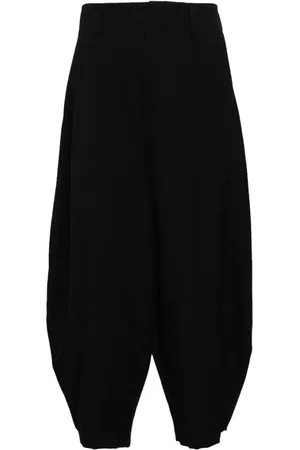 Comme des Garçons Cropped skræddersyede uldbukser