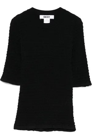 DKNY T-shirt med ruche