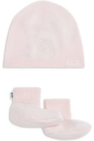 HUGO BOSS Hue med broderet logo (sæt med to)