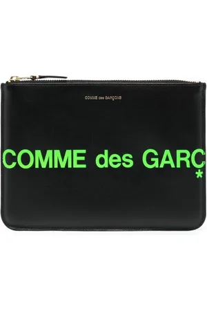 Comme des Garçons Læderpung med logotryk