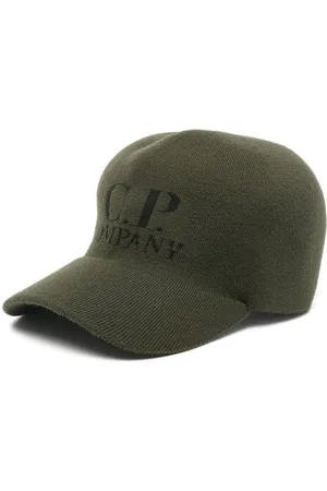 C.P. Company Intarsiastrikket kasket med logo
