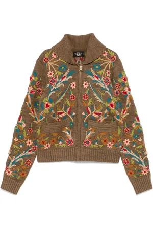 Ralph Lauren Cardigan med blomsterbroderi