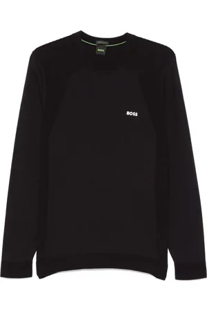 HUGO BOSS Sweater med gummilogo