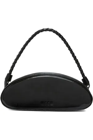 Msgm Tote i læder med logo-prægning
