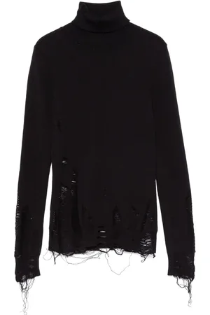 Maison Margiela Sweater med slitageeffekt