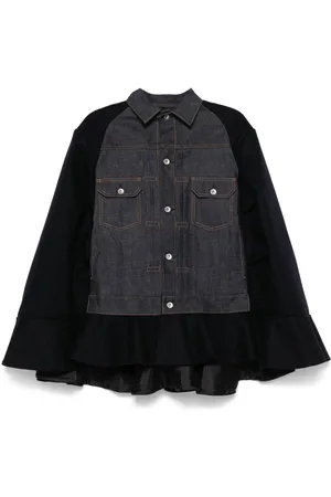 SACAI Kappe med denimpanel