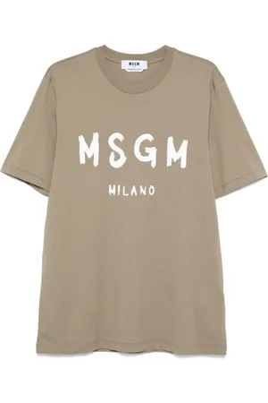 Msgm T-shirt med logotryk