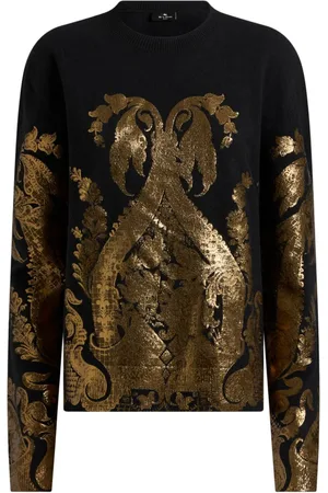 Etro Sweater med metallisk tryk