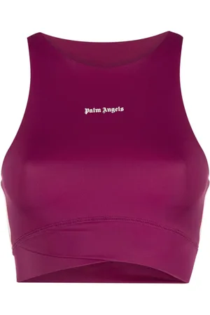 Palm Angels Cropped top med logotryk