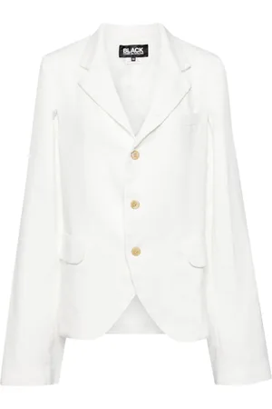Comme des Garçons Enkeltradet blazer med udskæringsdetalje