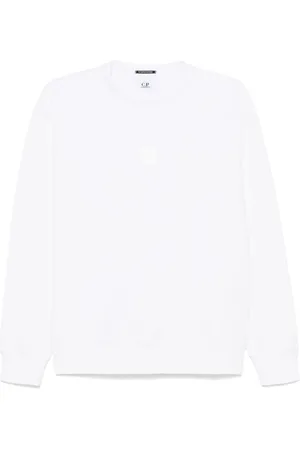 C.P. Company Fleece-sweatshirt med rund hals