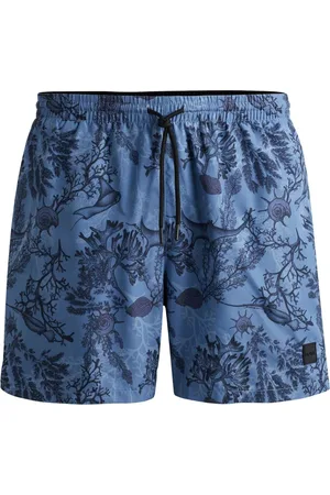 HUGO BOSS Badeshorts med blomstertryk