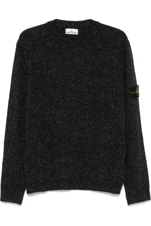 Stone Island Sweater i spættet strik