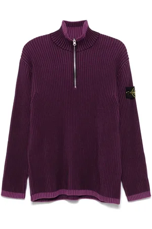 Stone Island Sweater med kompasmærke
