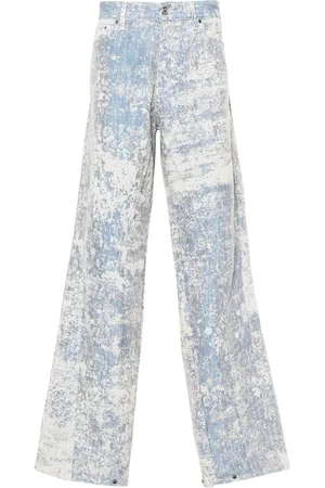 PDF Jeans med lige ben og effekt