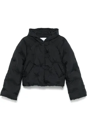 Ganni Dynejakke med monogram-broderi