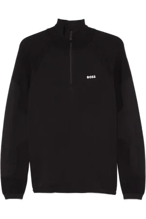 HUGO BOSS Sweater med gummilogo