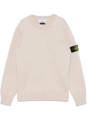 Stone Island Sweater med kompasmærke