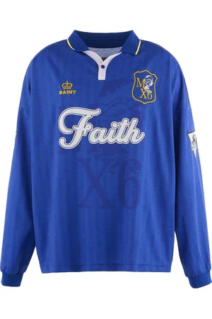 SAINT MXXXXXX Langærmet polo med teksttryk