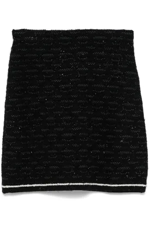 D.EXTERIOR Kort nederdel i tweed