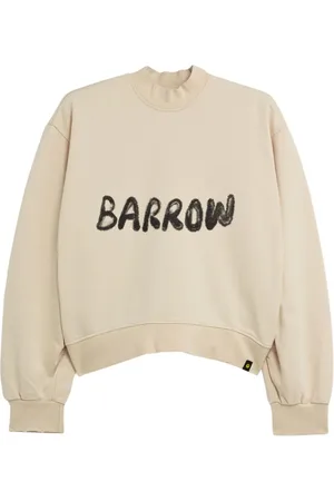 BARROW Cropped sweatshirt med logotryk