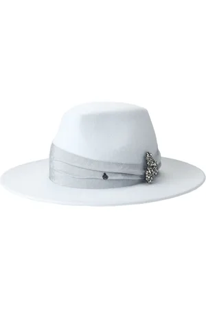Le Mont St Michel Filtet Kyra fedora-hat i uld