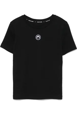 Marine Serre T-shirt med månelogo