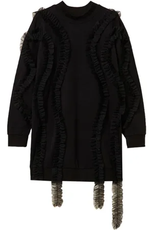 Twin-Set Sweatshirt med flæsedetalje
