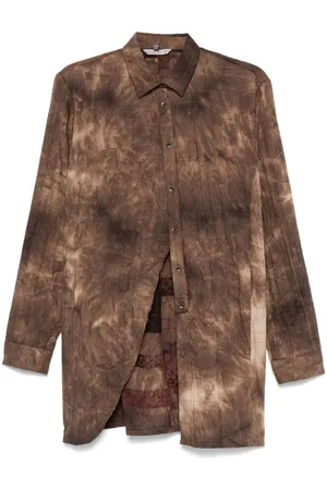 CHIAHUNG SU Skjorte med batiktryk