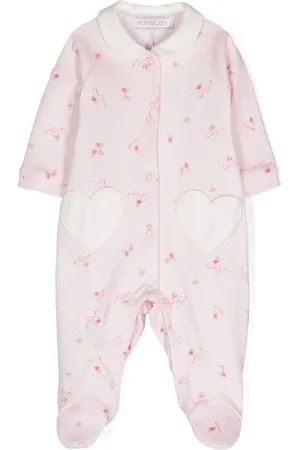 MONNALISA Pyjamas med hjerte-applikation